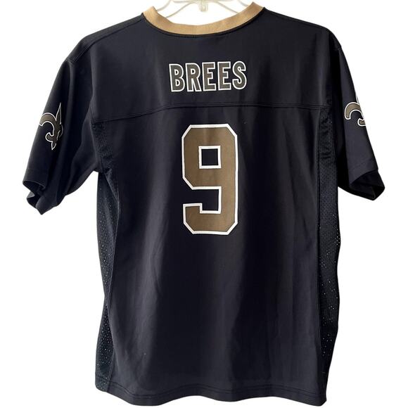 New Orleans Saints Drew Brees #9 Jersey Youth Size Large NFL Team Apparel - Picture 1 of 5